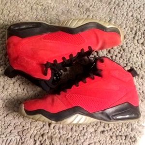 Red and black jordan